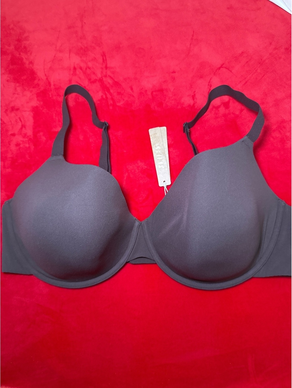 Skims Fits Everybody T Shirt Bra Color Cocoa Size 42DD